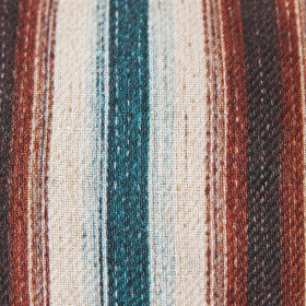 Coussin Rayé en Lin WINTER CHALET