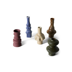 Set 5 Petits Vases Céramique - 70S