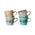 Set 4 Mugs Americano Céramique - 70S