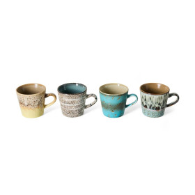 Set 4 Mugs Americano Céramique - 70S