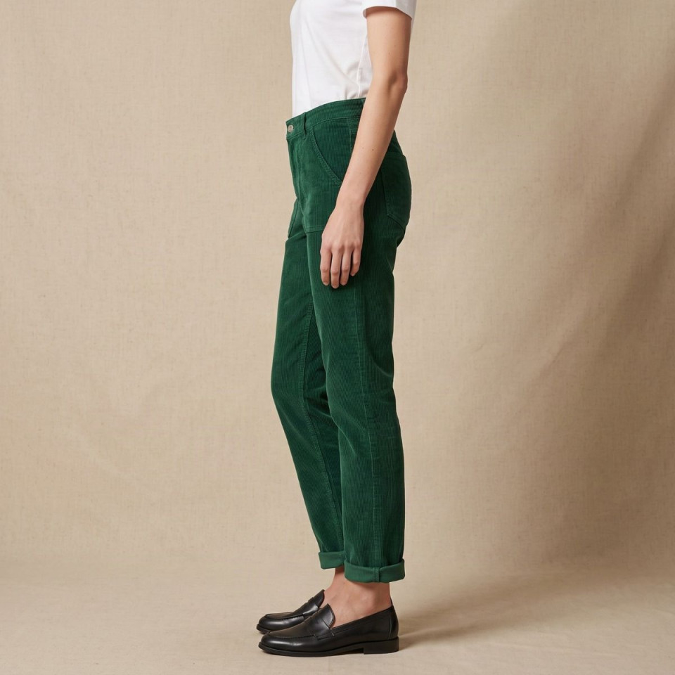 Pantalon en velours côtelé Trésor