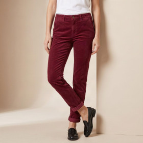 Pantalon Straight en Velours Ras Strauss
