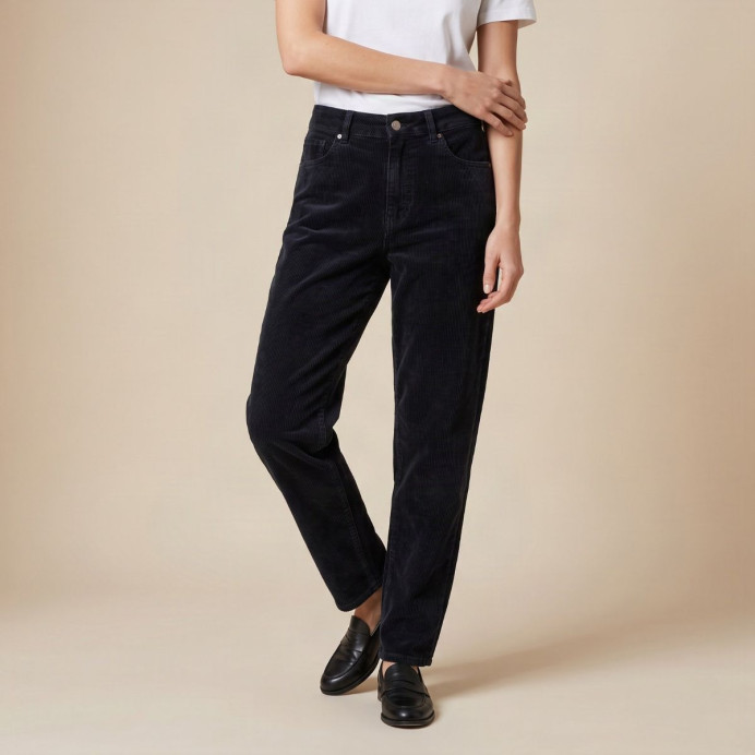 Pantalon boyfriend en velours côtelé Gala Wash HOD