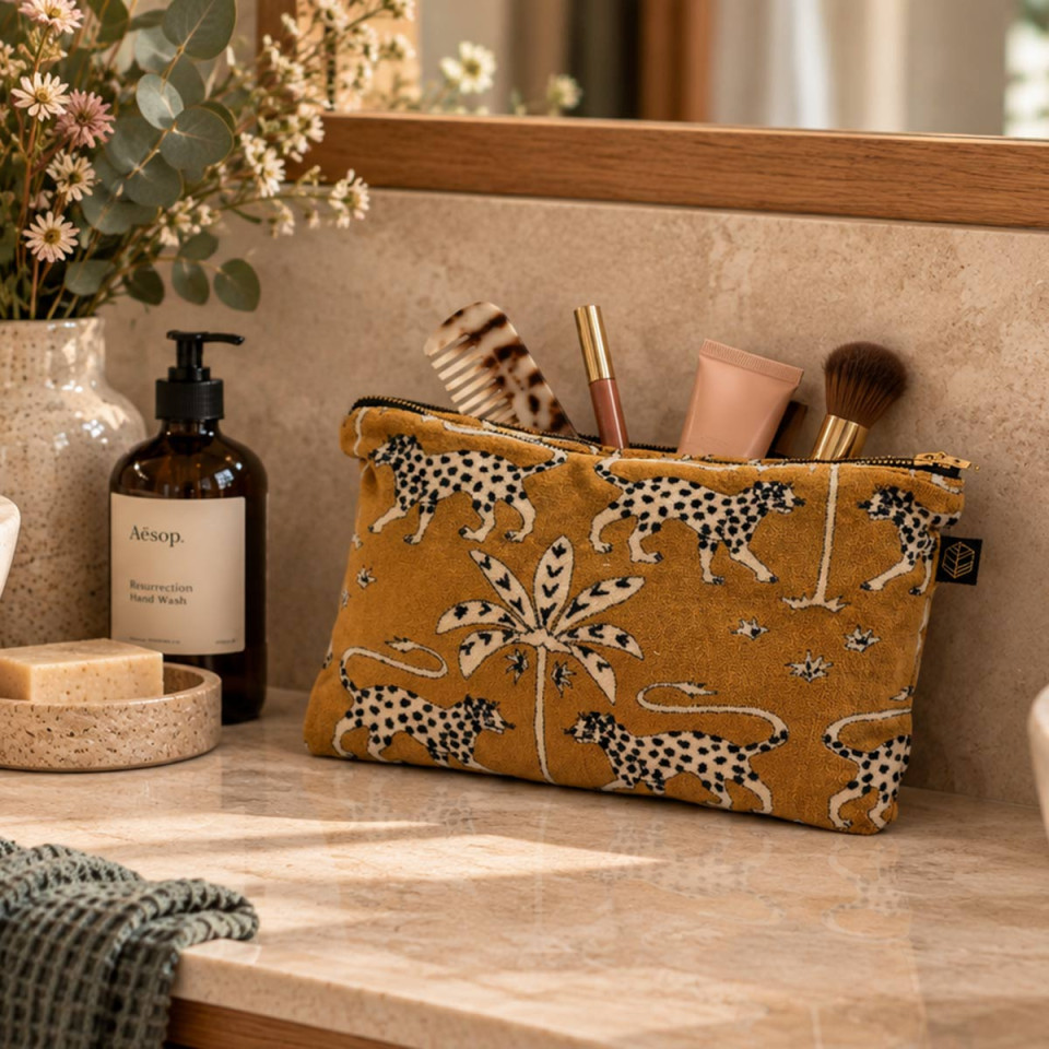 Trousse en Velours Imprimé BERIA
