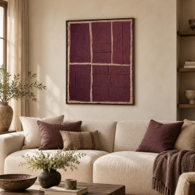 Toile HESSIAN en Lin - 80 x 100 