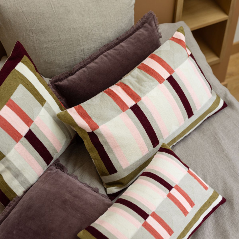 Coussin Coton Brodé JASON