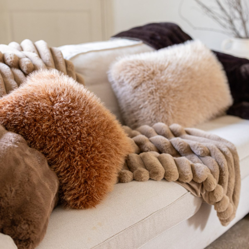 Coussin Fausse Fourrure Shetland BETANI
