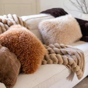 Coussin Fausse Fourrure Shetland BETANI