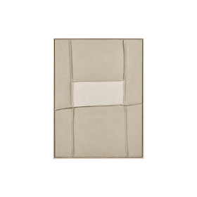 Toile avec Cadre Bois de Pin BLANCHE 