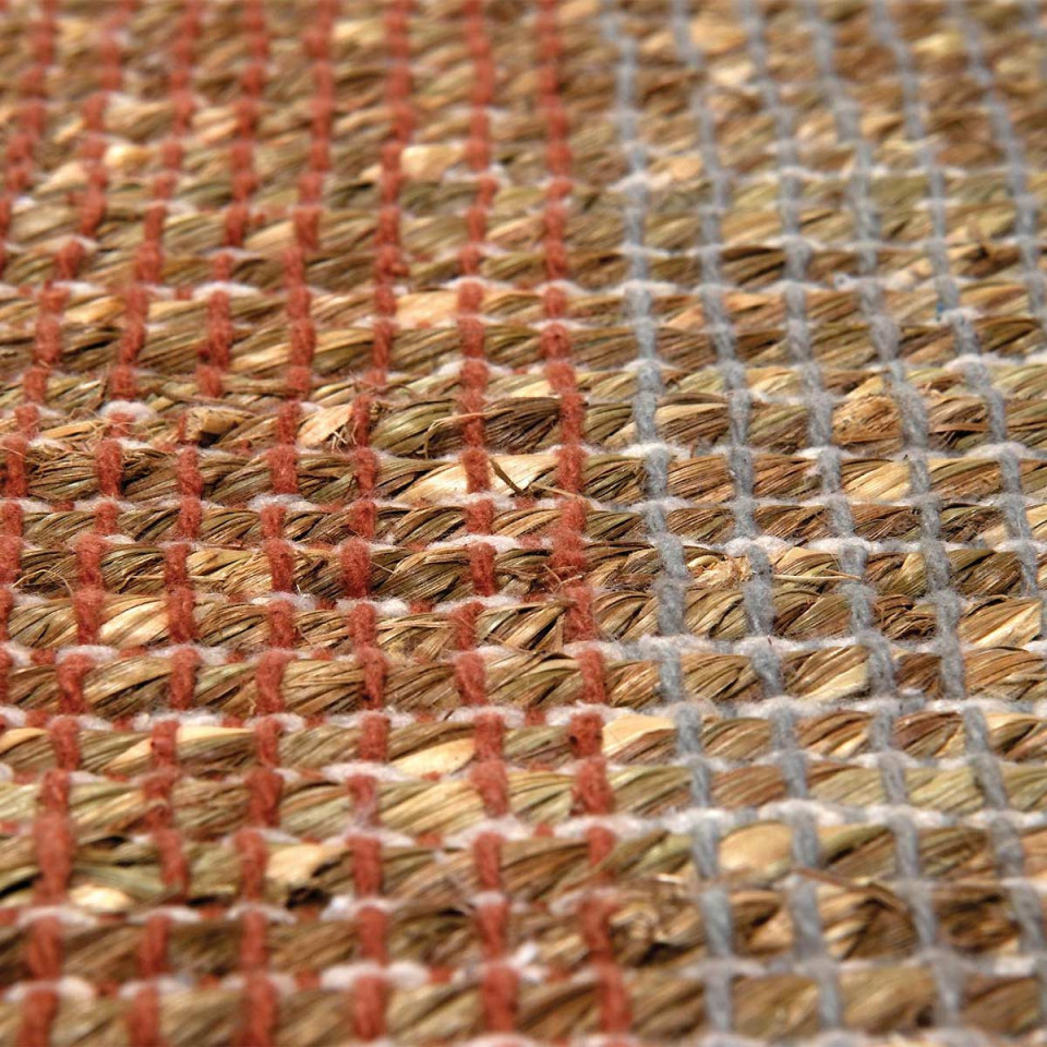Tapis Jonc de Mer et Coton KARAN  