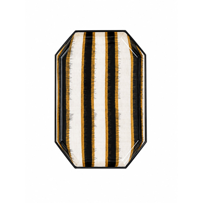 Petit Plateau PICO IKAT - Boncoeurs | Impression lin