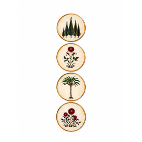 Sous verres ANTIQUE - Set de 4 