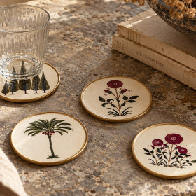 Sous verres ANTIQUE - Set de 4 