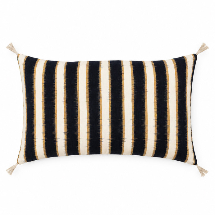 Housse de Coussin Coton IKAT - Boncoeurs | Impression Lin