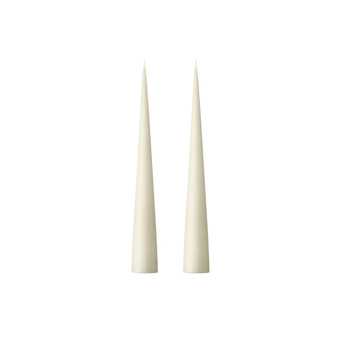 Bougie Conique Mate 25 cm - Ester & Erik | Impression Lin