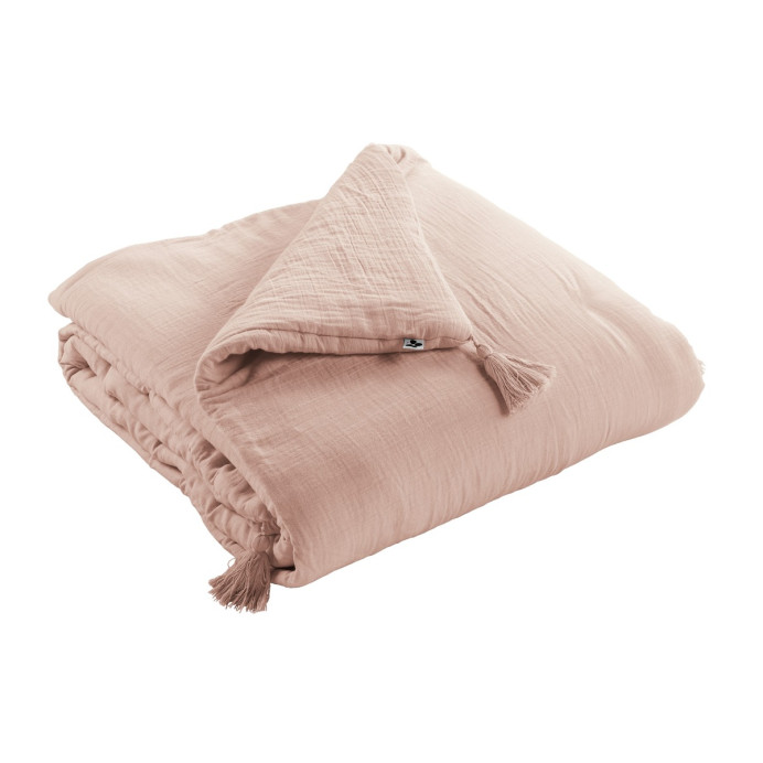 Plaid  / Couvre Lit Coton GAIA - L'Effet papillon | Impression lin
