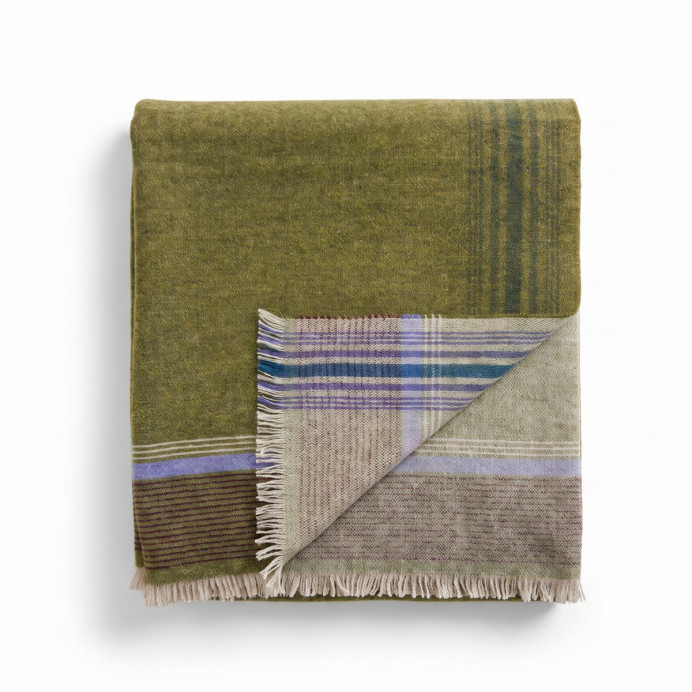 Plaid laine et cachemire Reva Le Monde Sauvage
