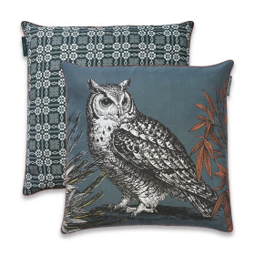 Housse de coussin Bestiaire Archimède en soie Le Monde Sauvage