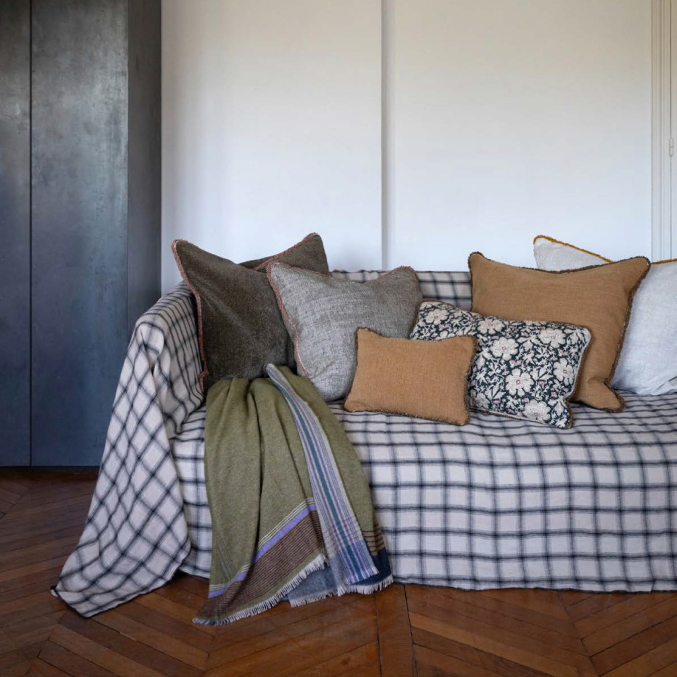 Plaid en Laine et Cachemire REVA