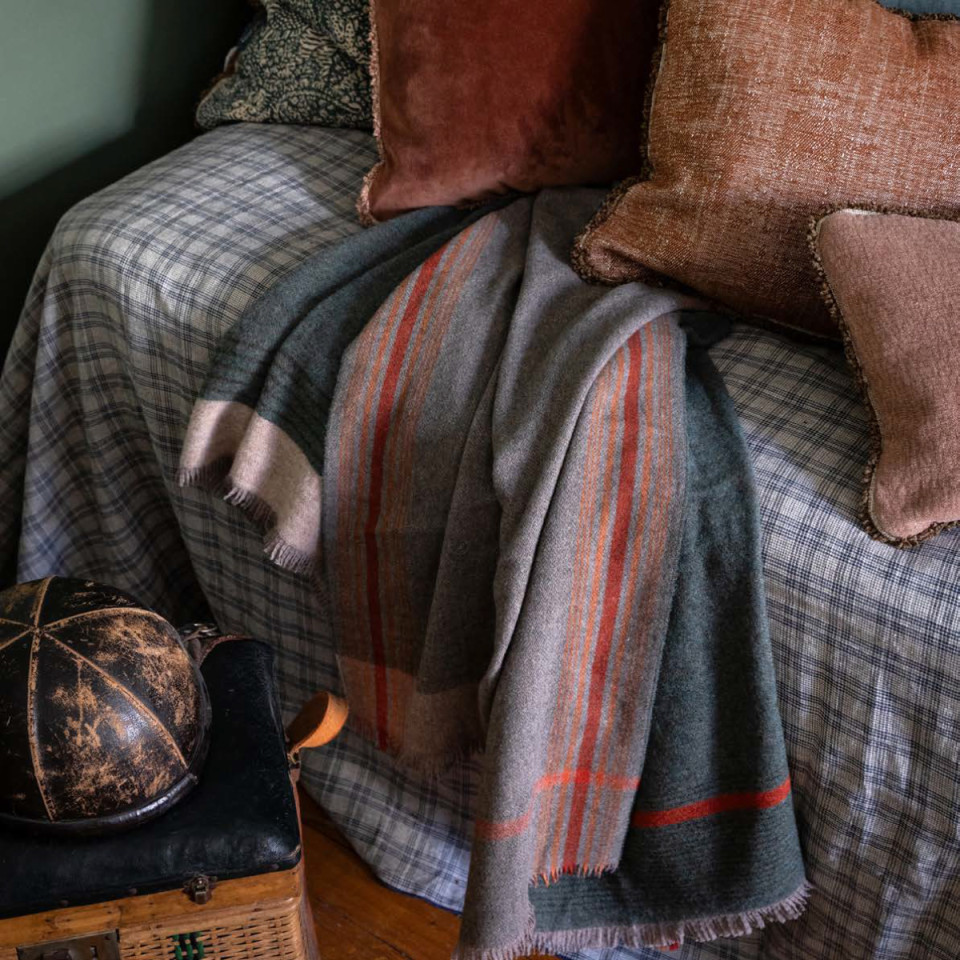 Plaid en Laine et Cachemire REVA