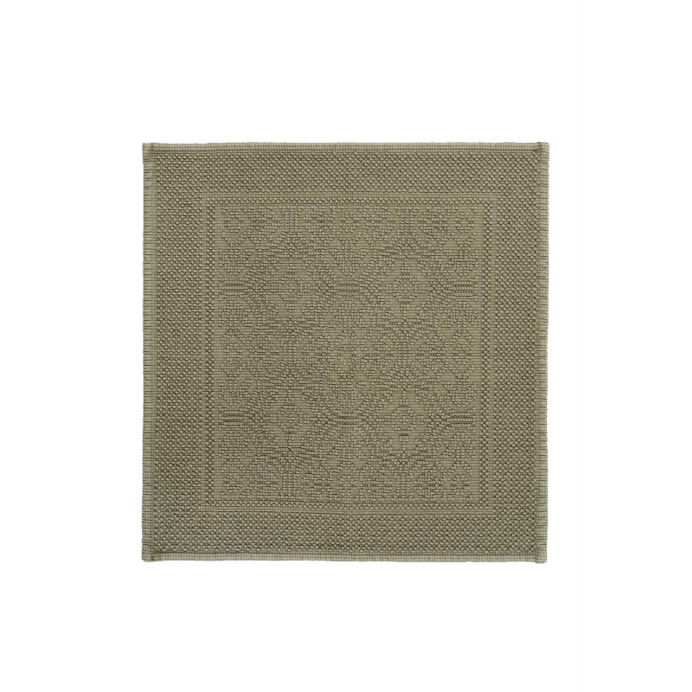 Harmony Textile - Haomy Tapis de Bain carré KYMI - 60X60