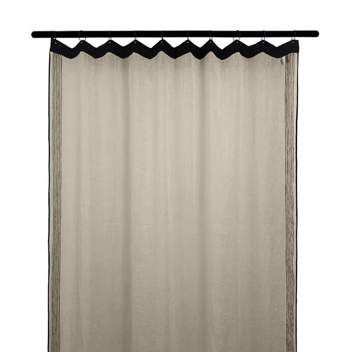 Harmony Textile - Haomy Rideaux Lin Lavé LAZZO - 130x280
