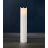 Bougie Led SARA Slim Exclusive Blanches taille L.