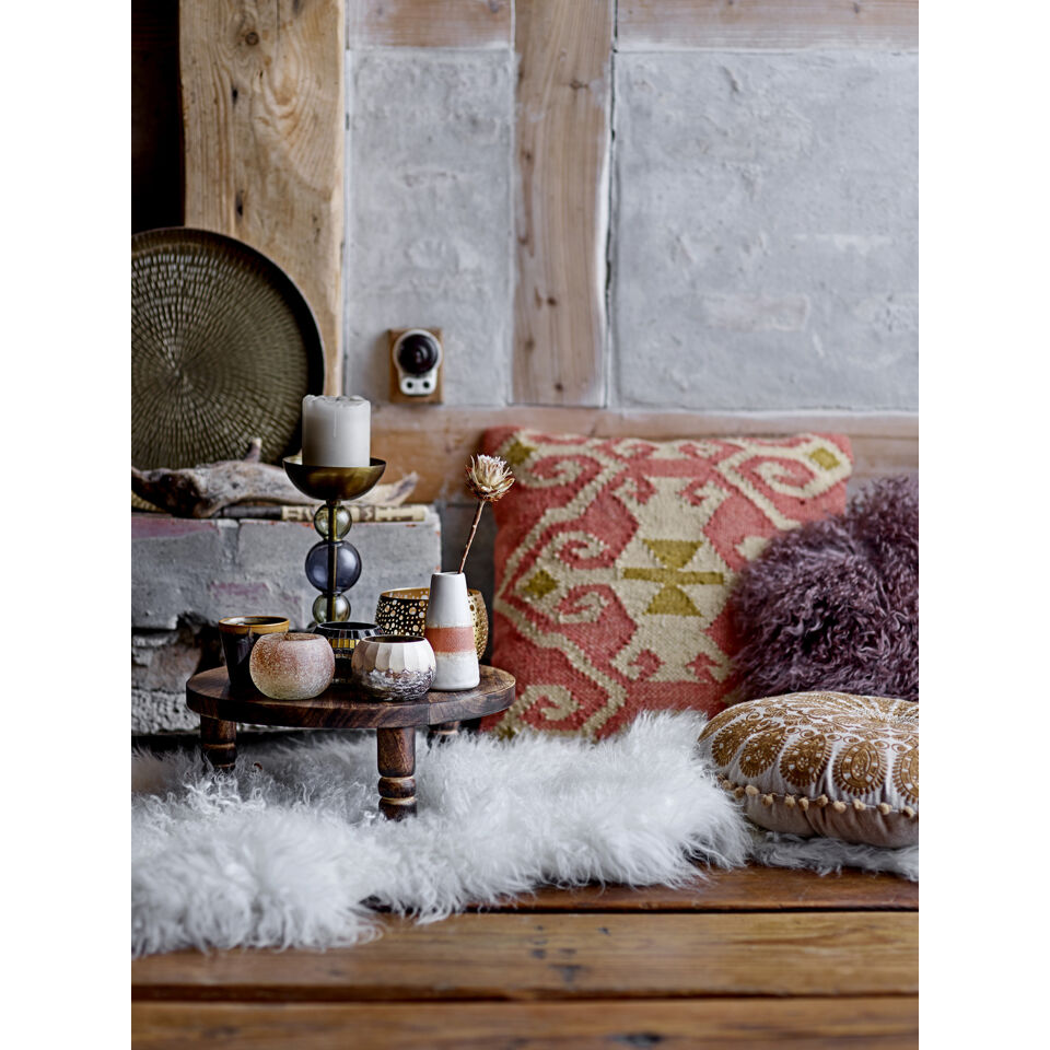 Tapis peau d'agneau Mongol Blanc ISAK