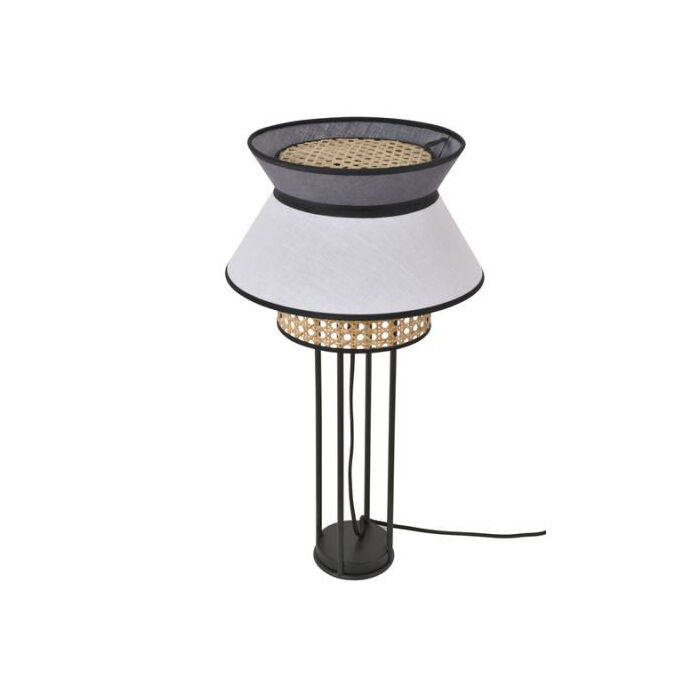 Lampe à poser SINGAPOUR - Blanc/Anthracite