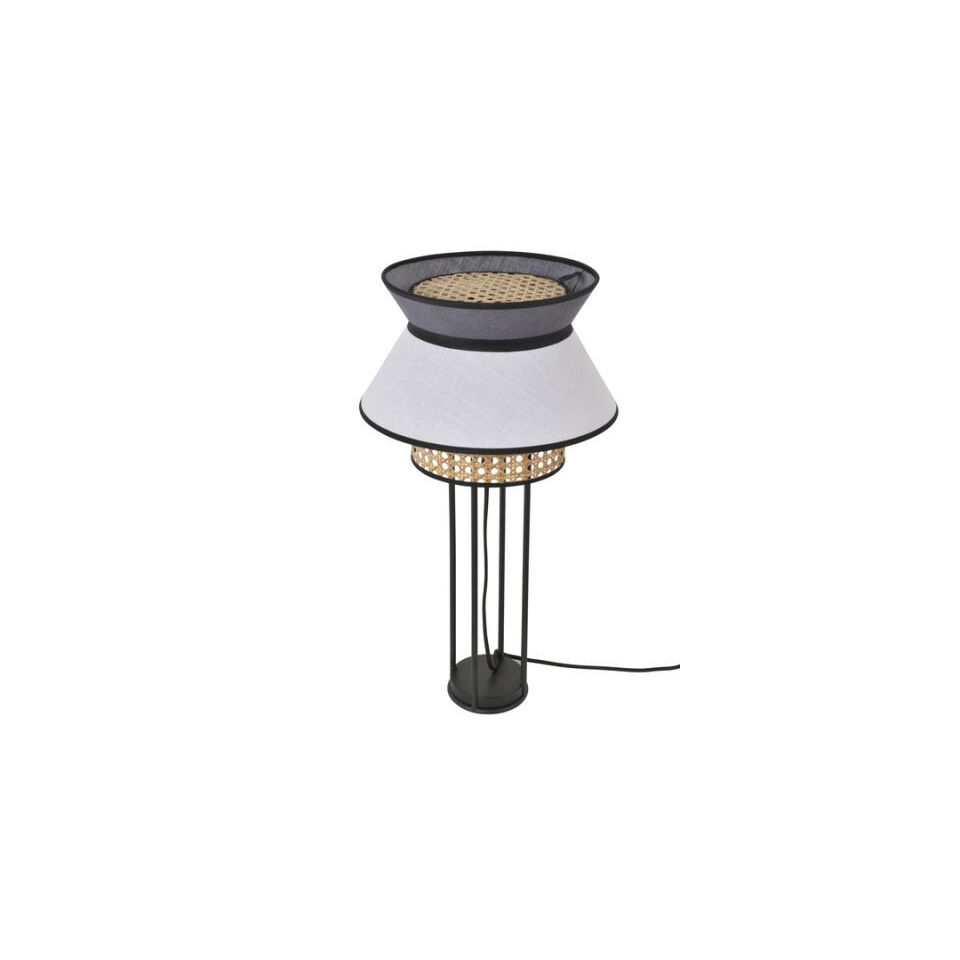Lampe à poser SINGAPOUR - Blanc/Anthracite