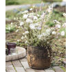 Fleur Tons gris/vert