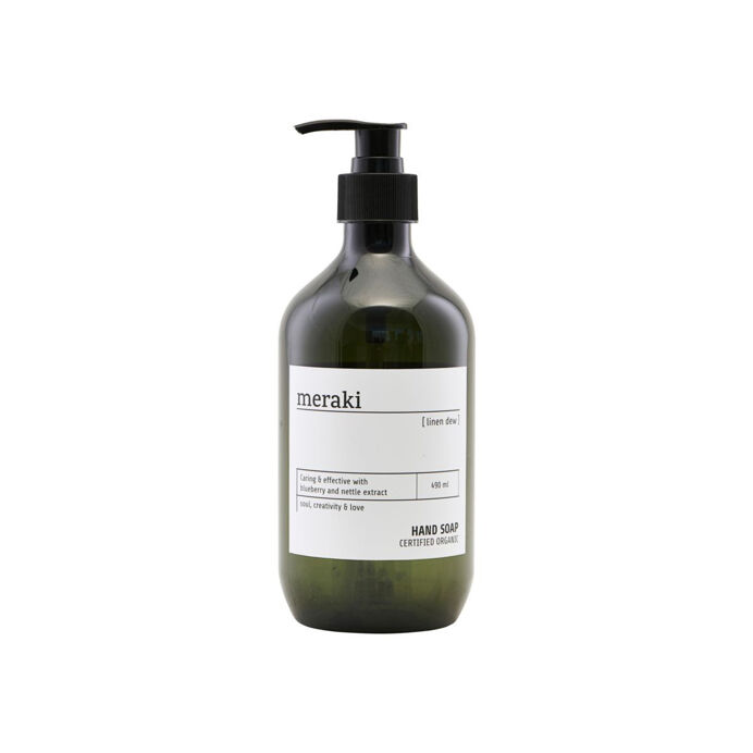 Savon pour les mains Linen Dew 490 ml - MERAKI