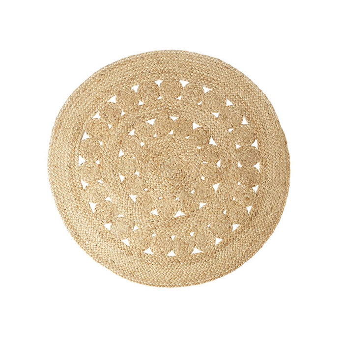 Tapis rond en Corde  JUNI 100cm - Affari