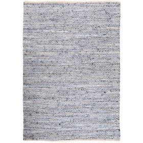 Tapis en Coton et Cuir ATLAS