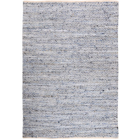 Tapis en Coton et Cuir ATLAS