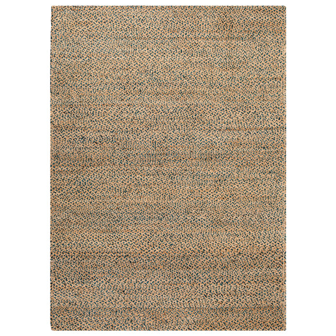 Tapis tissé jute et coton coloré - Vivaraise | Impression Lin