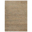 Tapis tissé de jute et coton coloré