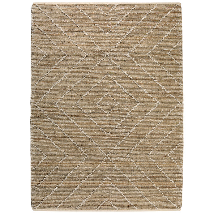 Tapis tissé en jute Worgan