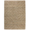 Tapis tissé en jute et polyester Worgan couleur Ivoire