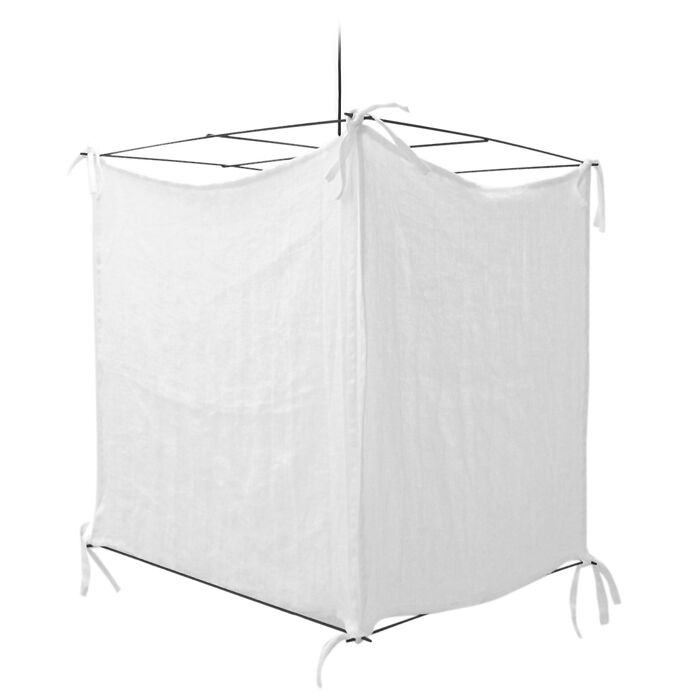 Abat-jour ASMAA en Lin Blanc - Carré 60X60 Red Cartel à -35%