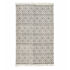 Tapis Fernando en Coton Blanc/Noir  - Affari