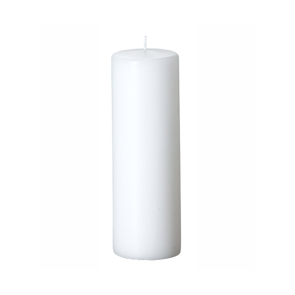 Bougies naturelles SKYLINE coloris Blanc - 3 tailles - Affari