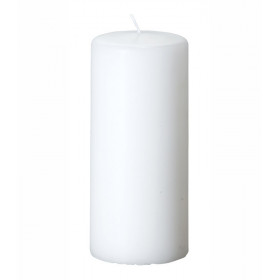 Bougies naturelles SKYLINE coloris Blanc - 3 tailles  - Affari