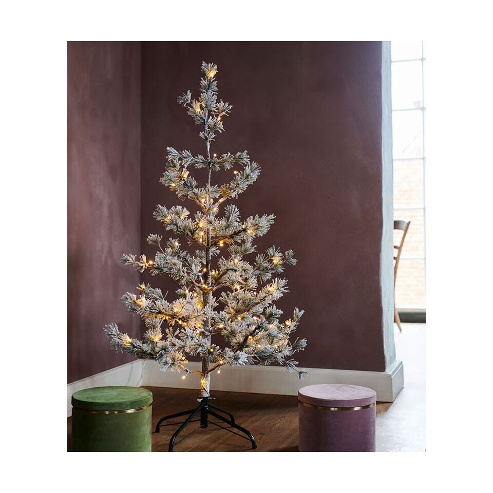 Sapin de Noël Lumineux Neige ALFI H120 cm - SIRIUS
