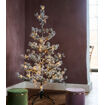 Sapin blanc de Noël Lumineux 70 led  taille 120 cm - SIRIUS