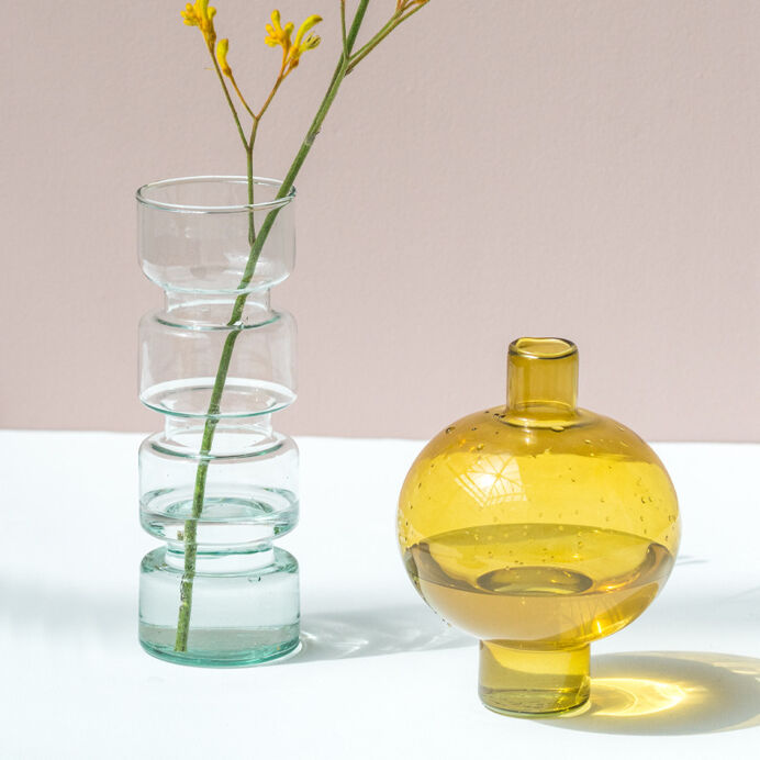 Urban Nature Culture Vase en verre recyclé Paloma