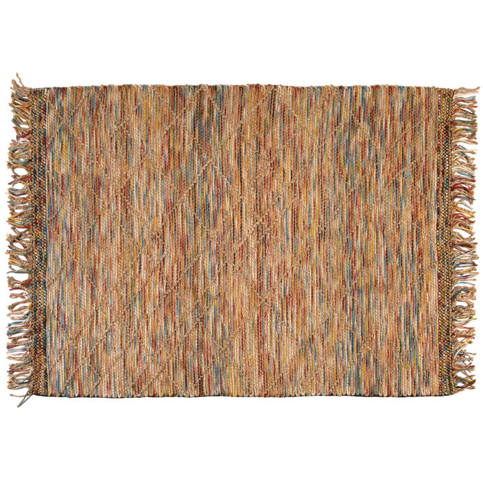 Vivaraise Tapis en laine et jute Keanu Multico 160x230