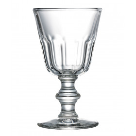 Verre à Eau sur Pied PERIGORD Paraison Taille Côtes Plates - 22cl - LA ROCHERE