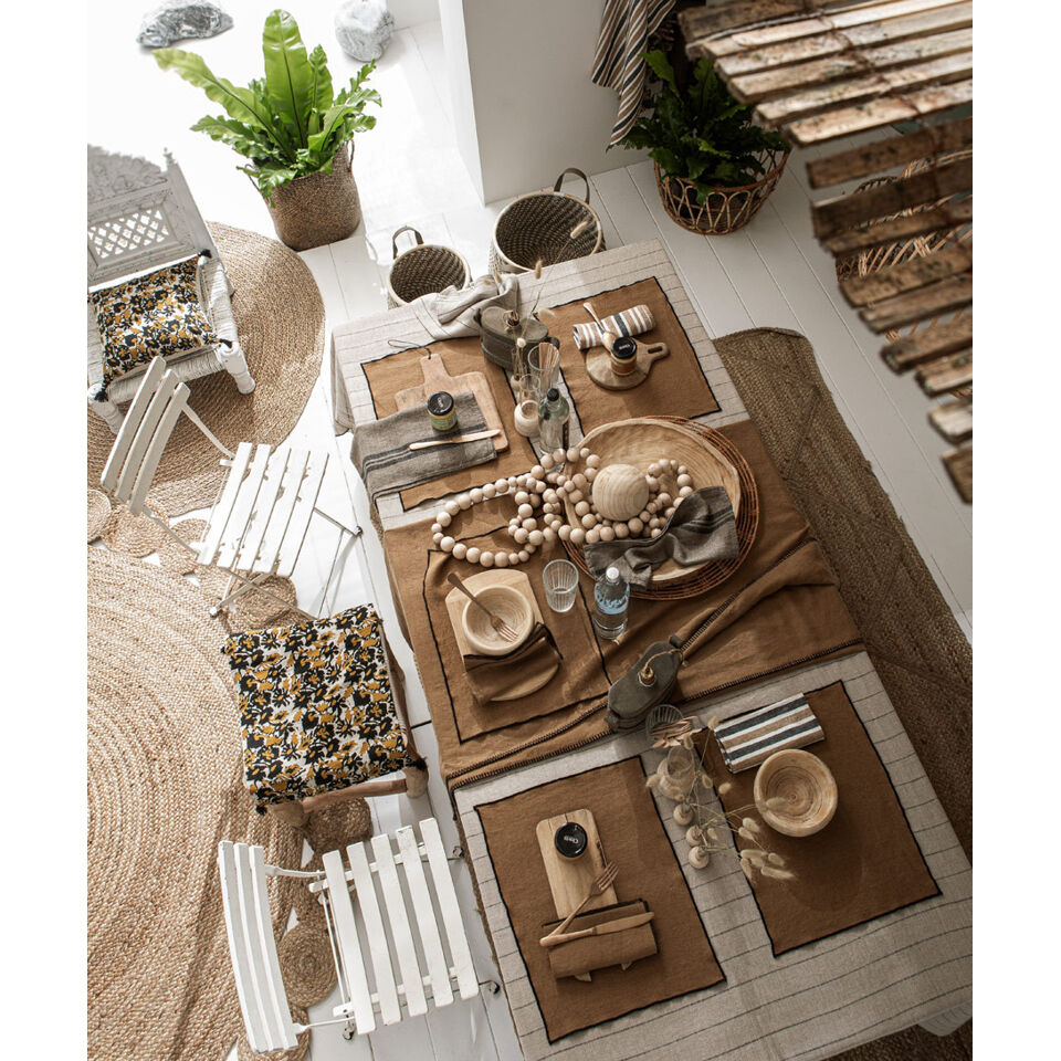 Set de Table BORGO en Lin Enduit - 35x48 - HARMONY HAOMY