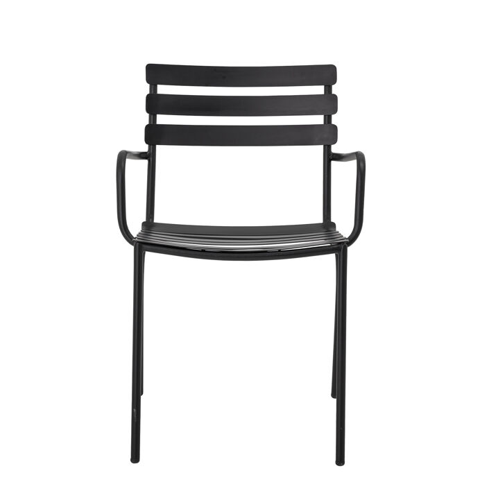 Monsi Monsi Dining Chair, Black, Galvanized iron - Bloomingville 